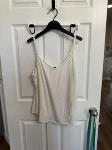Torrid Ava Challis Cami Tank Top White Size 1 US 14/16 1X Adjustable Straps - Picture 1 of 4
