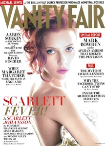 Vanity Fair Magazine Scarlett Johansson Margaret Thatcher Jackie Kennedy 2011 - Picture 1 of 12