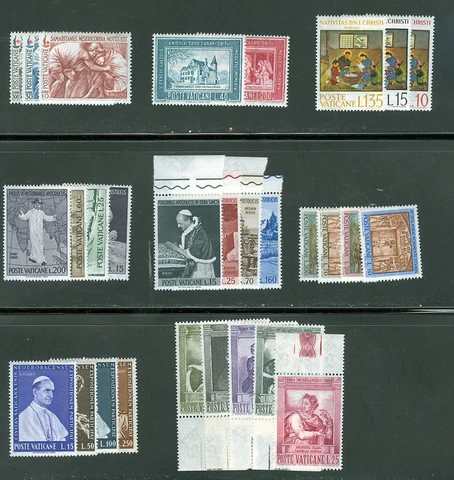 Vatican City 1964 Compete MNH Year Set Cover