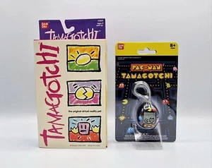 LOTE DE TRABAJO BANDAI TABACOTCHI PAC-MAN MASCOTA DE REALIDAD VIRTUAL #1800 PAQUETE E141 - Imagen 1 de 8