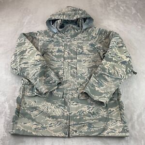 US Military Jacket Mens Large Regular Camouflage All Purpose Environmental Hood