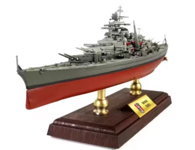1:700 36CM FOV WWII GERMAN NAVY TIRPITZ Battleship Diecast Carrier Warship Model - Image 1 of 4