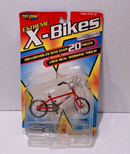 Toy Zone X-Bikes Red Die Cast Metal 20 Piece Bicycle Set #22888 NEW - Picture 1 of 3