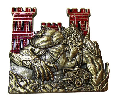 US Army 689th En Co Afghanistan Challenge Coin - Image 1 of 2