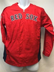 New-Mended Boston Red Sox Youth Size M Medium (10/12) Red Wind Breaker - Picture 1 of 5