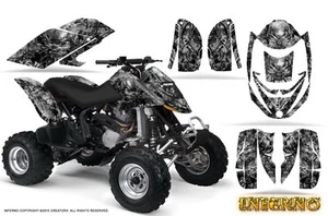 KIT DE GRÁFICOS CAN-AM DS650 DS650X CREATORX CALCOMANÍAS PLATA INFERNAL - Imagen 1 de 1