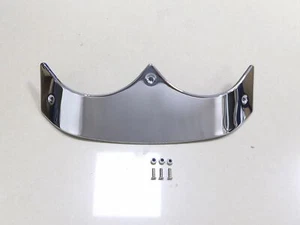 Chrome Smooth Rear Fender Trim Tip Trailing For Harley Fat Boy FLSTF 1989-2006 - Picture 1 of 6