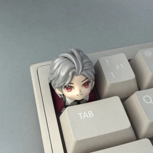 Sylus Mechanical Keyboard Love and Deepspace Cosplay Resin Keycap Anime Decor - Afbeelding 1 van 4