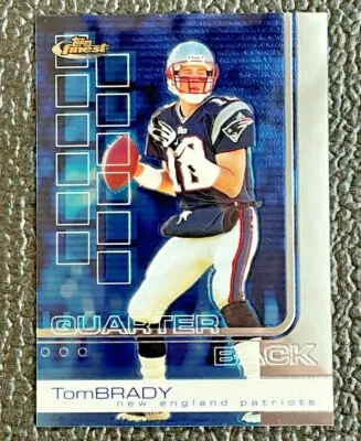 🔥TOM BRADY 2002 TOPPS FINEST #50🔥PATRIOTS! BUCCANEERS! - Image 1 of 2
