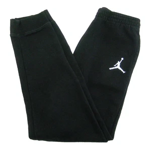 NIKE Air Jordan Boy's (Size XL) Black Jogger Pants Athletic Sweatpants Pockets - Picture 1 of 4