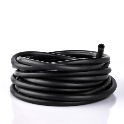 Black 3-25mm Smooth Nitrile Rubber Tubing Fuel Petrol Diesel Oil Tube Hose Pipe  • 5.34£