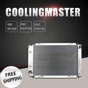 Radiador de aluminio Fit 84-93 Ford Granada LTD Mustang Mercury Cougar Lincoln 3 filas - Imagen 1 de 7