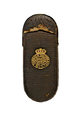 Vintage Spectacles Case Phiroze M Dastoor & Co Oculist And Optician Bombay Colle - Image 1 of 4