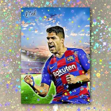 Luis Suarez Holographic Field Of Dreams Sketch Card Limited 1/5 Dr. Dunk Signed