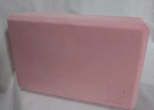 Series-8 Fitness Yoga Block Pink Color Brick Pilates Stretching Fitness Gym - Picture 1 of 7
