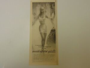 1960 I Dreamed I Was Enchanted In My MAIDENFORM GIRDLE print ad