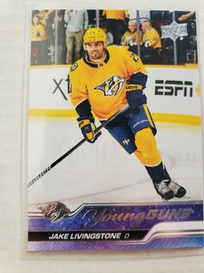 2023-24 Upper Deck Series 1 Young Guns Jake Livingstone #245 Rookie