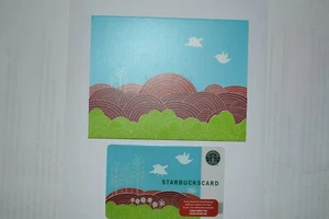 Starbucks Gift Card 2008 Swallow Song Birds RARE ~ Rarität ~ Karte mit Hülle ~  - Bild 1 von 4