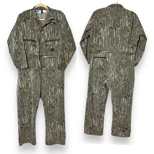 Liberty Rugged Outdoor Gear Realtree Camo Coveralls Hunting XL 46-48 Vintage USA - Picture 1 of 16