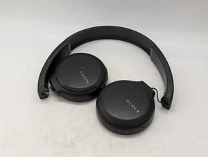 USZKODZONE słuchawki bezprzewodowe Sony WH-CH510 Bluetooth nauszne czarne ZATRZAŚNIĘTE - Zdjęcie 1 z 13