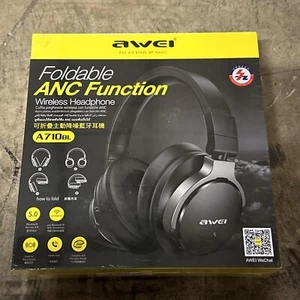 Wireless stereo headphones AWEI A710BL Foldable ANC function - Picture 1 of 2