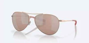 New Costa Del Mar PIP 184 OSCP Piper Sunglasses Satin Rose Gold Copper 580P - Picture 1 of 7