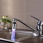 Multi Colour Changing Led Tap Faucet Kitchen Bathroom Sink Water Light Lamp UK