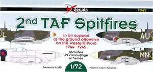 DK Decals 1/72 SUPERMARINE SPITFIRE 2nd Tactical Air Force 1944-1945 - Picture 1 of 6