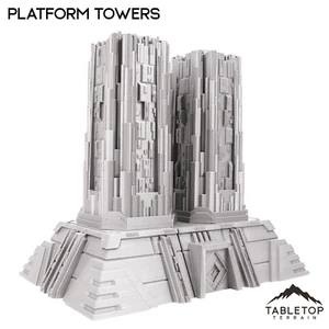 Platform Towers - Karnac, The Tomb Planet - Grimdark Wargaming Tabletop - Imagen 1 de 7