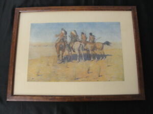 "The Pioneers" By Frederic Remington Original 1904 P. F. Collier & Co. Print