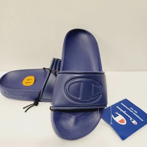 Kinder-Sandalen einfarbig blau Champion Slipper Größe 11 Schuhe Sommerkleidung - Bild 1 von 5