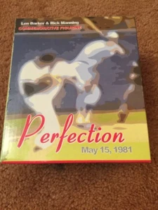 15. Mai 1981 Cleveland Indianer Len Barker/Rick Manning perfekte Spielfigur SCHÖN - Bild 1 von 5