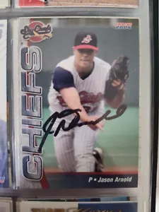 Jason Arnold Autograph Syracuse Chiefs New York Yankees - Picture 1 of 1
