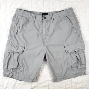 Levi's Men Size 34 Cargo Short Gray Lightweight Cotton Ripstop Outdoor 9" Inseam - Picture 1 of 12