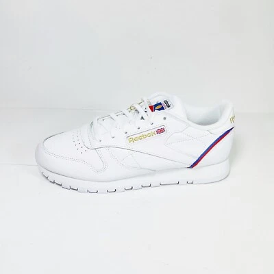 Reebok Classic Shoes Women’s 8 White Sneakers Leather EG5975 New - Image 1 of 4