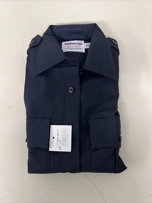 ELBECO 08814-3, кнопка стиль 65% полиэстер 35% вискоза рубашка полночь темно-синий размер 38 - Изображение 1 из 4