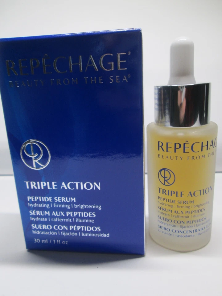REPECHAGE TRIPLE ACCIÓN PÉPTIDO SÉRUM 1 FL. OZ/30 ML NUEVO caducado 2026 Foto 1 de 2