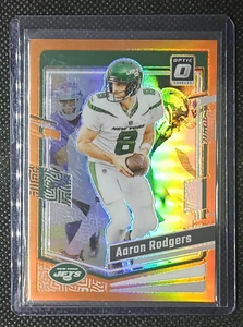 Aaron Rodgers 2023 Donruss Optic Orange Holo #/249 New York Jets - Imagen 1 de 2