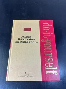 VTG Collectible Complete Handyman Encyclopedia Do It Yourself Hc 1978 Retro DIY - Picture 1 of 8