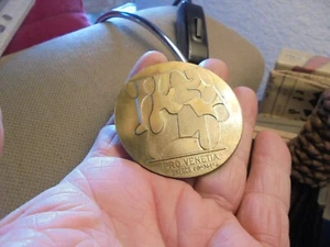 Ancienne Médaille en  Bronze UNESCO consacra PRO VENETIA - Bild 1 von 2