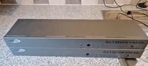 Gefen 4x1 DVI KVM Umschalter - EXT-DVIKVM-441DLCO - Bild 1 von 5