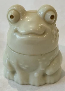 Vintage Avon Enchanted Frog Moonwind Cream Sachet jar vintage used  - Picture 1 of 16