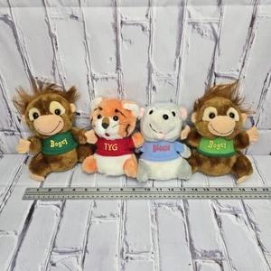 4 Vintage Shirt Tales Stofftiere Plüschtiere Tyg Bogey X2 Digger 8 Zoll 1981-1982 - Bild 1 von 12