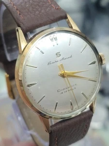 VINTAGE SEIKO MARVEL 19JEWELS HAND WINDING MENS WATCH - Picture 1 of 10