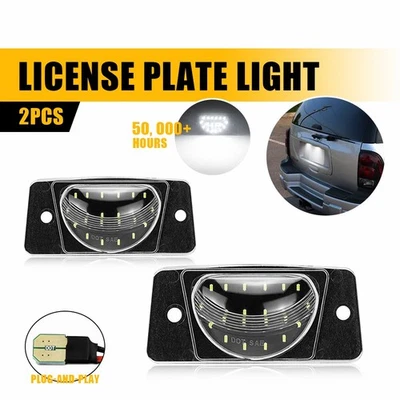 2X Lámpara de matrícula LED blanca para Chevrolet Trailblazer GMC Envoy 2002-2009 EE. UU. Foto 1 de 4