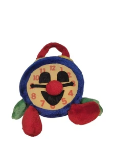 Reloj de Peluche Wendy's Toys De Colección 10" Raro Encontrar LEER Hecho en Corea - Imagen 1 de 9