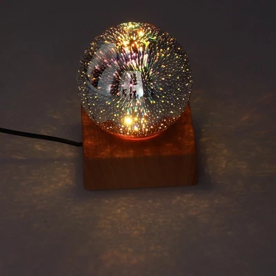 3D Feuerwerk Licht LED Buntes Innenbeleuchtung Schreibtischlampe - Bild 1 von 4