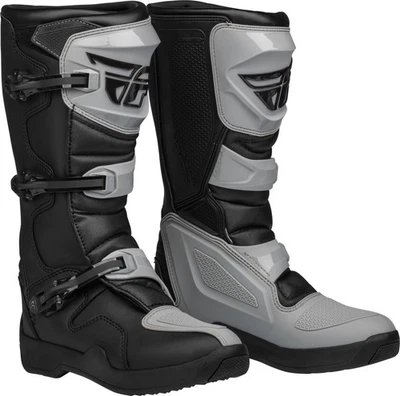 Fly Racing Maverick LT Mens MX Offroad Boots Gray/Black - Image 1 of 4