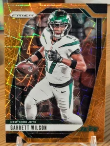 Garrett Wilson 2024 Panini Prizm Orange Lazer Prizm #224 New York Jets - Bild 1 von 2