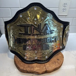 TNA Heavyweight Championship Gürtel Echtleder Wildcat offiziell lizenziert - Bild 1 von 18